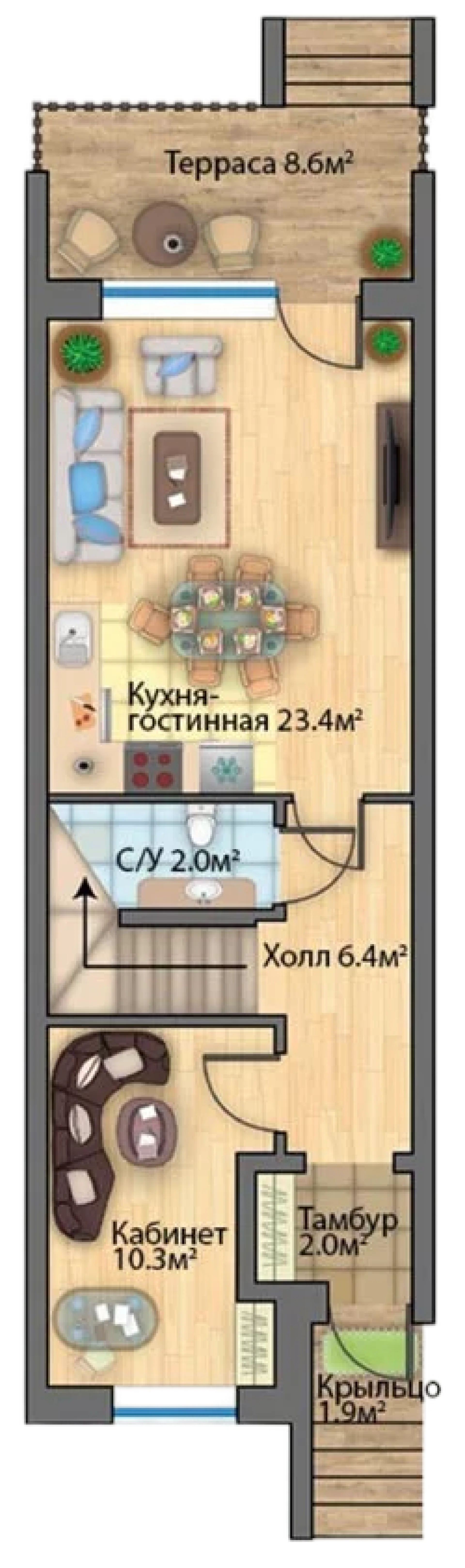 1 этаж